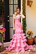 Ava Presley 39566 Ruffle Mermaid Skirt Beaded Neck Dress