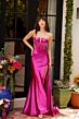 Ava Presley 40011 Plunging Neck Illusion Sides Dress