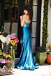 Ava Presley 40011 Plunging Neck Illusion Sides Dress