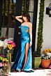 Ava Presley 40011 Plunging Neck Illusion Sides Dress