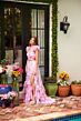 Ava Presley 40021 Ruffle Sleeve Crisscross Bodice Dress