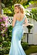 Ava Presley 40031 Embellished Corset One Shoulder Dress