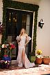 Ava Presley 40033 Removable Sleeve Strapless Brocade Dress