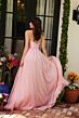 Ava Presley 40041 Ruched Bodice Strapless A-Line Dress