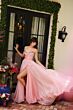 Ava Presley 40041 Ruched Bodice Strapless A-Line Dress