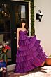 Ava Presley 40046 Tiered Skirt Empire Silhouette Dress