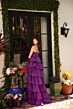 Ava Presley 40046 Tiered Skirt Empire Silhouette Dress