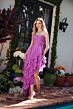Ava Presley 40055 Asymmetric Hem Sweetheart Neck Dress