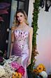 Ava Presley 40057 Beaded Corset Bodice Ruched Slit Dress