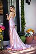 Ava Presley 40057 Beaded Corset Bodice Ruched Slit Dress