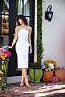 Ava Presley 40061 Strapless Beaded Side Ruffle Dress