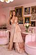 Ava Presley 40064 Plunging Halter Neck Side Drape Dress