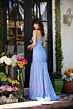 Ava Presley 40073 Ruched Bodice High Slit Mermaid Dress