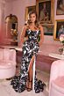 Ava Presley 40077 Side Cutout Strapless Sequin Dress