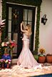 Ava Presley 40092 Strapless Peplum Trumpet Silhouette Dress