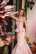 Ava Presley 40092 Strapless Peplum Trumpet Silhouette Dress