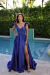 Ava Presley 40094 Ruffle Strap Sweetheart Neck A-Line Dress