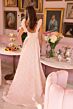 Ava Presley 40095 A-Line Brocade Ruffle Strap Dress