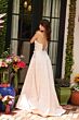 Ava Presley 40097 Floral Waist A-Line Brocade Dress