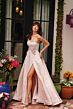Ava Presley 40097 Floral Waist A-Line Brocade Dress