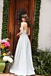Ava Presley 40097 Floral Waist A-Line Brocade Dress