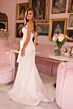 Ava Presley 40099 Sweetheart Neck Bow Waist Brocade Dress