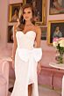 Ava Presley 40099 Sweetheart Neck Bow Waist Brocade Dress
