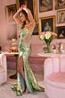 Ava Presley 40112 Strapless Sequin Illusion Sides Dress