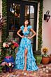 Ava Presley 40117 Ruffle Shoulder Cutout Bodice A-Line Dress