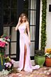 Ava Presley 40121 Illusion Side Strapless Sequin Dress