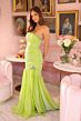 Ava Presley 40129 Strapless Ruched Mermaid Dress