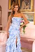 Ava Presley 40144 Ruffle Skirt Ruched Chiffon Dress