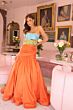 Ava Presley 40148 Side Cutouts Ruched Mermaid Dress