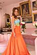 Ava Presley 40148 Side Cutouts Ruched Mermaid Dress