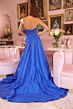 Ava Presley 40523 Beaded Neck Pleated Bodice Overskirt Dress
