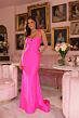 Ava Presley 47005 Self-Tie Strap Sweetheart Neck Dress
