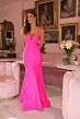 Ava Presley 47005 Self-Tie Strap Sweetheart Neck Dress