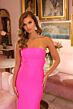 Ava Presley 47006 Strapless Beaded Cowl Back Dress