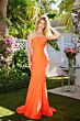 Ava Presley 47006 Strapless Beaded Cowl Back Dress
