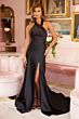 Ava Presley 47018 High Slit Halter Neck Dress
