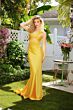 Ava Presley 47020 Asymmetric Neck Cutout Bodice Dress