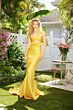 Ava Presley 47020 Asymmetric Neck Cutout Bodice Dress