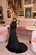 Ava Presley 47026 Empire Waist Cutout Back Dress