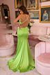 Ava Presley 47028 Crisscross Back Halter Neck Dress