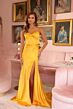 Ava Presley 47035 Strappy Back Pleated Waist Dress