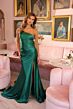 Ava Presley 47037 Cutout Back Drape Bodice Dress