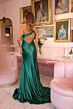 Ava Presley 47037 Cutout Back Drape Bodice Dress