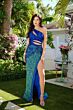 Ava Presley 47039 One-Shoulder Beaded Cutout Dress