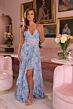 Ava Presley 47046 Ruffle Hem Halter Neck A-Line Dress