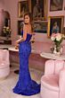 Ava Presley 47048 Sweetheart Neck Beaded Strapless Dress